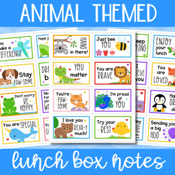 Free Printable Teacher Lunch Box Notes by Virginia Evans