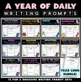 Daily Writing Prompts Mega Bundle  - 12 Sets - 360 Daily W