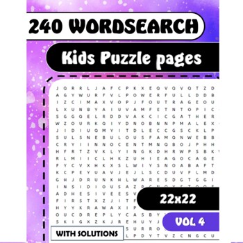 Word Search Puzzle Book 240 Different Puzzles NEW 