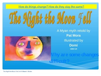 Preview of 2.4.4, The Night the Moon Fell, Reading Street 2nd grade Power point smart board
