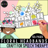 Spring Flower Headband Craft for Speech Therapy: Spring Th