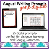 25 August Writing Prompts Gone Digital!