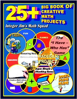 Preview of 25+ BIG BOOK OF CREATIVE MATH PROJECTS