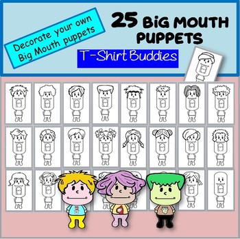 Preview of 25 Big Mouth Puppets T-Shirt Buddies