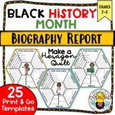 Black History Month Quilt Project- 26 Black American Biogr