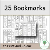 25 Bookmarks to Colour