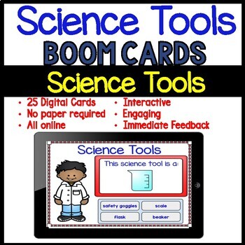 Preview of 25 Boom Cards Science Tools