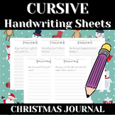 25 DAYS TILL CHRISTMAS | Cursive Handwriting Journal | Wri