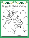 25 CUTE St Patrick's Day Coloring Sheets Printable Pages L