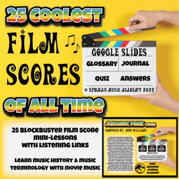 Preview of 25 Coolest Film Scores of All Time: A Google Slides Music Listening Activity