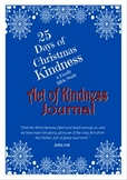 25 Days of Christmas Kindness Journal