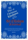 25 Days of Christmas Kindness Journal | Christmas | Winter