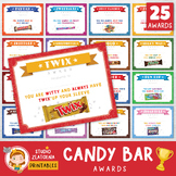 25 Editable Candy Bar Award Certificates, Award Ceremony C
