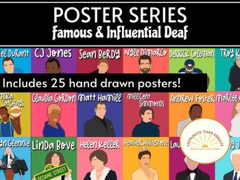 Preview of 25 Famous & Influential Deaf Posters - for any classroom & subject!