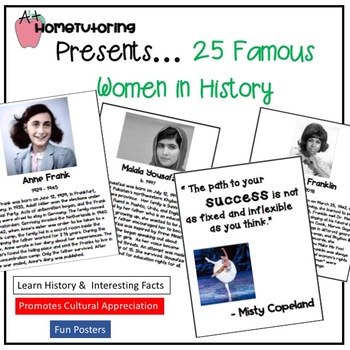 Preview of 25 Famous... Women in History