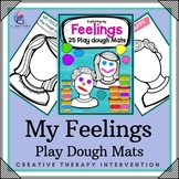 25 Feelings Preschool Play Dough Mats - Emotion Play Doh A