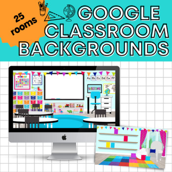 25 Google Classroom Backgrounds by Emily Wean | TPT