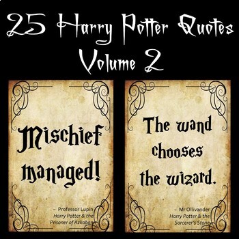 Harry Potter Bundle of Quotes, Spells, Curses and Charms by The Board Room
