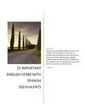 25 Important English Verbs for Spanish Speakers