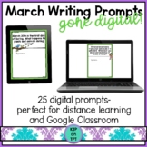 25 March Writing Prompts Gone Digital!