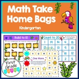 Kindergarten 25 Math Centers/Math Take Home Bags