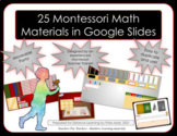 25 Montessori Math Materials in Google Slides