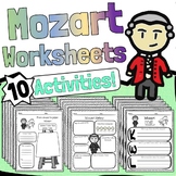 Mozart Worksheets | Composer Tests Quizzes Homework Review