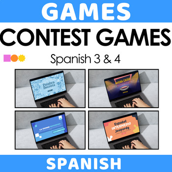 Preview of Spanish End of Year Contest Games for the last week of Spanish 3&4 Revision