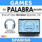 Pasapalabra - Revision Game Activity for Spanish 1 and 2