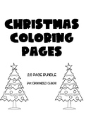 25 Pages of Christmas Coloring Sheets!