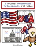 25 Patriotic Number Puzzles for Constitution Day & Other U