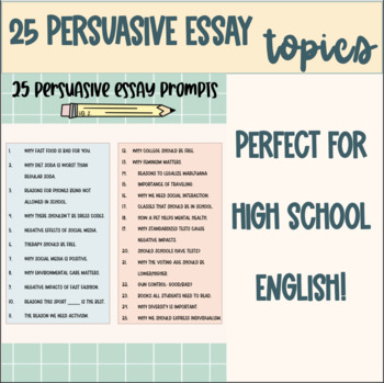 great essay topics for high school