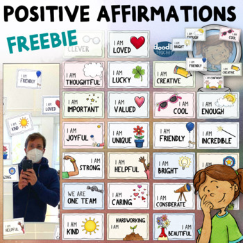 Preview of 25 Positive Affirmations for the Classroom / Mirror