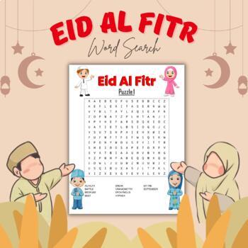 Preview of 25+  Printable Eid Al Fitr Ramadan Muslim Word Search Puzzles - Fun Brain Games