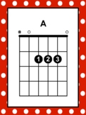 25 Rainbow Guitar Chord Wall Charts. Music Composition and