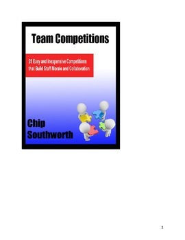 Preview of 25 Team Competitions for Teachers and Students