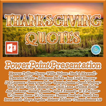 Preview of 25 Thanksgiving Quotes