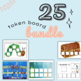 25 Token Boards / Visual Aids / "I Am Working For" Boards 
