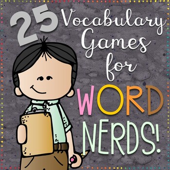 Preview of 25 Vocabulary Games for Any Word List