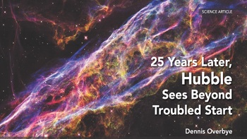 Preview of 25 Years Later, Hubble Sees Beyond Troubled Start |PPT| myPerspectives | Grade 8