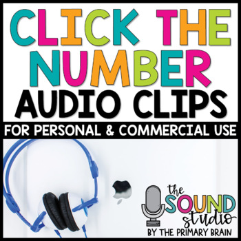 Preview of Click the Number Audio Clips - Sound Files for Digital Resources
