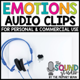 Adjectives Emotions Audio Clips - Sound Files for Digital 