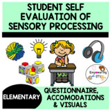 25 questions for kids to self evaluate SENSORY processing 