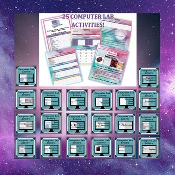 Preview of 25 weeks of computer lab activities for the english classroom