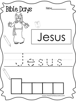 250 Bible Learning Worksheets Download. Preschool-Kindergarten Bible ...