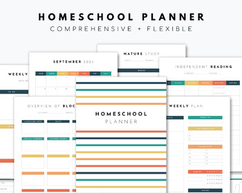 Preview of 250+ Page Homeschool Planner