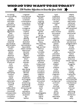 positive adjectives list