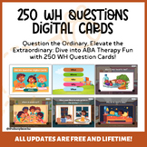 250 WH Questions Digital Flashcards
