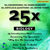 25x: Biology - 25 Lessons Introducing & Reinforcing Import