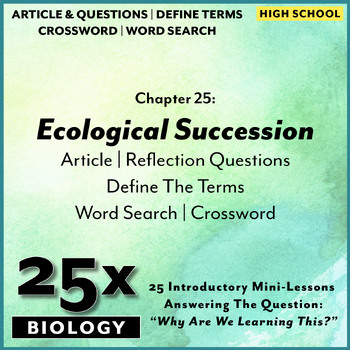 Preview of 25x Biology-HS: Ecological Succession